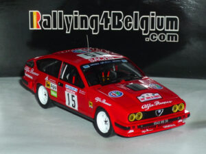 RAC319 Alfa Romeo GTV6 #15 Rally Tour de Corse 1986 Balas / Laine
