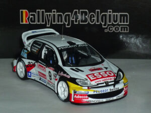 RAM440 Peugeot 206 WRC #9 Rally Ieper Ypres 2000 Snijers / vd Pluym