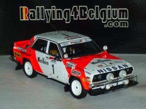 S7770 Datsun Violet GT Marlboro #1 Winner Safari Rally 1982 Mehta / Doughty
