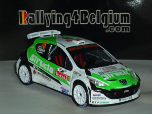 RAM387 Peugept 207 S2000 #16 Rally Ieper Ypres 2009 Tsjoen / Chevaillier