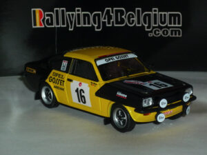 DSN321 Opel Kadett GT/E #16 Rally Boucles de Spa 1978 Dumont / Materne
