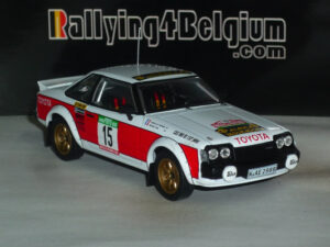 RAC359B Toyota Celica 2000 GT #15 Rally Portugal 1980 Therier / Vial