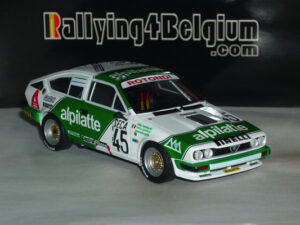 SB344 Alfa Romeo Alfetta GTV6 #45 Spa 24 Hrs 1982 Lombardi / Gallo / Palma