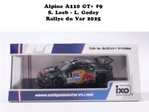 MIDY22009 Alpine A110 GT+ #9 Rally du Var 2025 Loeb / Godey