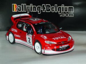 RAM101 Peugeot 206 WRC #2 Rally Monte Carlo 2003 Burns / Reid
