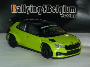 607QT Skoda Fabia RS Rally2 2022 Mamba Green