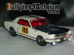 S2634 Ford Mustang #105 Rally Monte Carlo 1967 Chemin / Hallyday