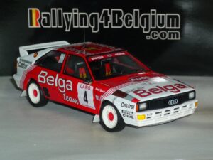 TR4B02 Audi Quattro Belga #4 Rally Ieper Ypres 1983 Duez / Lux
